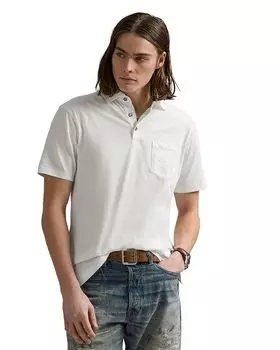 Классическая поло Lisle Polo Ralph Lauren, белый