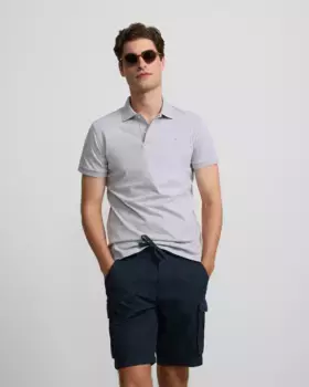 Классическая поло мужская Silbon, серый