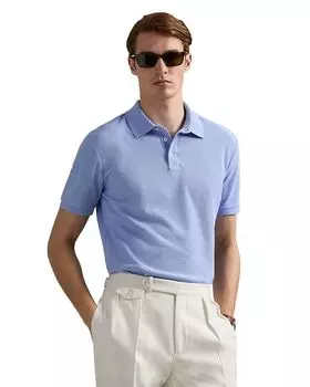 Классическая поло с медовой сеткой Polo Ralph Lauren, синий