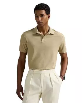 Классическая поло с медовой сеткой Polo Ralph Lauren, коричневый/бежевый