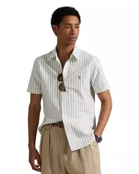 Классическая полосатая рубашка Oxford Polo Ralph Lauren, синий