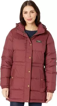 Классическая пуховая парка Mountain L.L.Bean, цвет Burgundy