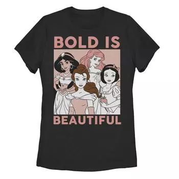 Классическая ретро футболка Disney Princess для юниоров Bold Is Beautiful Disney
