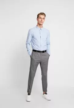 Классическая рубашка 2 PACK Pier One, белый/голубой