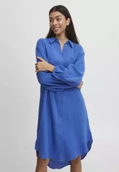 Классическая рубашка b.young БИБЕРЛИН, цвет strong blue