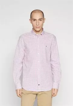 Классическая рубашка Business Check Shirt Tommy Hilfiger, цвет optic white/pink crystal/multi