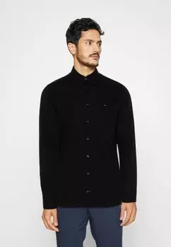 Классическая рубашка Core Flex Poplin Tommy Hilfiger, черный