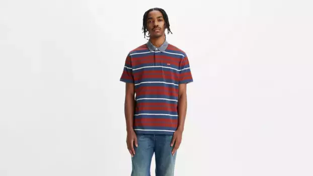 Классическая рубашка для регби с короткими рукавами Levi's, мультиколор
