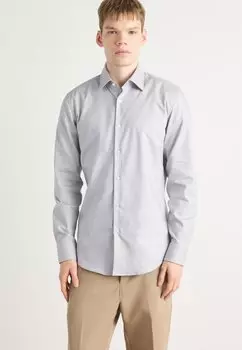 Классическая рубашка HANK KENT - Shirt BOSS, серый