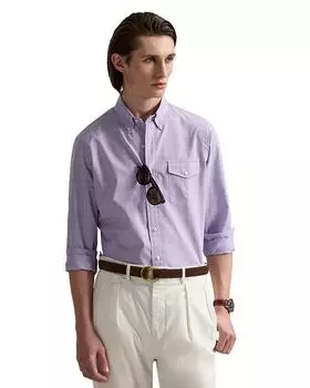 Классическая рубашка из поплина Polo Ralph Lauren, фиолетовый