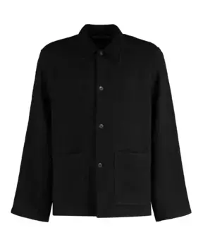 Классическая рубашка из технической ткани Our Legacy, черный