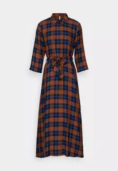 Классическая рубашка JDY Tall JDYSTAY MIDCALF SHIRT DRESS, коричневый