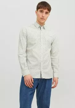 Классическая рубашка JEREMY DETAIL Jack & Jones, Cloud Dancer