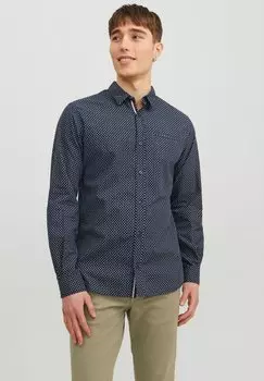 Классическая рубашка JEREMY DETAIL Jack & Jones, темно-синий пиджак