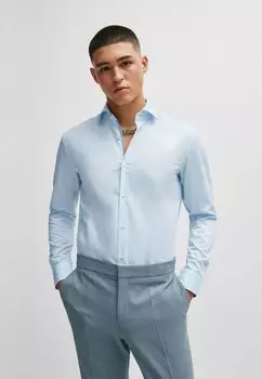 Классическая рубашка Kery HUGO, цвет light blue nine
