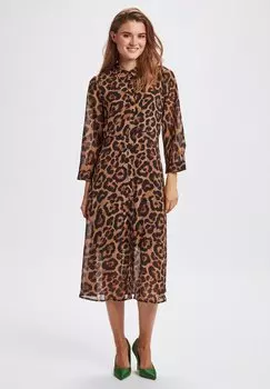 Классическая рубашка Nmph НУМАЛИЯ, цвет nutmeg