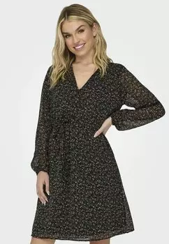Классическая рубашка ONLY ONLCERA SHORT WVN NOOS, черный