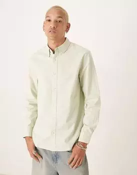 Классическая рубашка-оксфорд Calvin Klein Jeans мятно-зеленого цвета