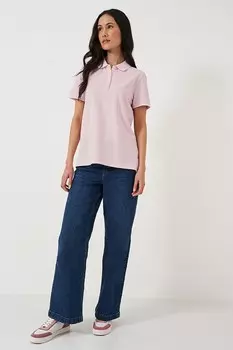 Классическая рубашка-поло Crew Clothing Crew Clothing Company, розовый