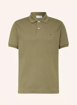 Классическая рубашка-поло из пике LACOSTE, хаки