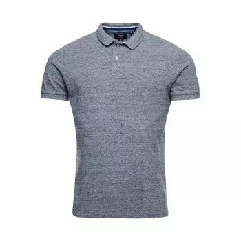 Классическая рубашка-поло из пике Superdry, серый