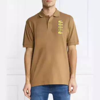 Классическая рубашка-поло Lacoste, коричневый