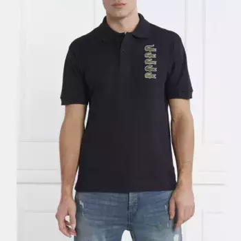 Классическая рубашка-поло Lacoste, синий