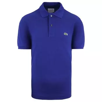 Классическая рубашка-поло Lacoste, синий