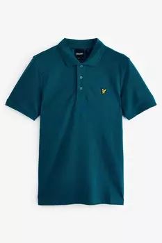 Классическая рубашка поло Lyle & Scott, бирюзовый