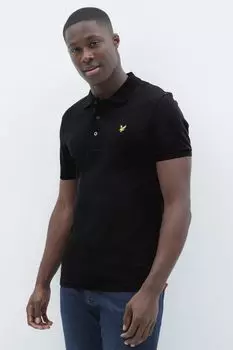 Классическая рубашка-поло Lyle & Scott, черный