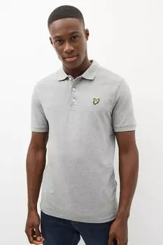 Классическая рубашка-поло Lyle & Scott, серый