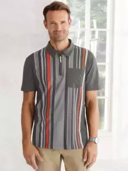 Классическая рубашка-поло "Рубашка-поло" Classic, цвет Grau-Gestreift