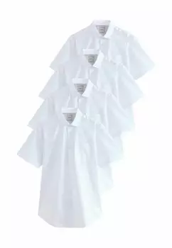 Классическая рубашка REGULAR FIT - SHORT SLEEVE EASY CARE 4 PACK . Next, белый