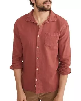 Классическая рубашка с длинным рукавом Marine Layer, цвет Red