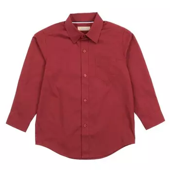Классическая рубашка с длинными рукавами для мальчиков Leveret, цвет Maroon