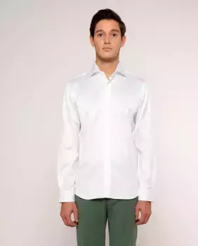 Классическая рубашка с длинными рукавами Mirto, белый