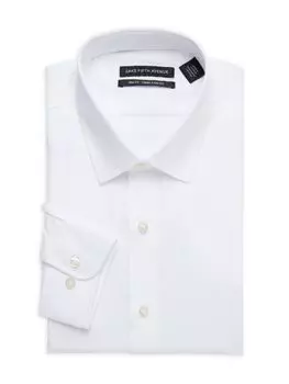 Классическая рубашка с отделкой Saks Fifth Avenue, белый