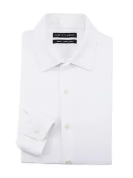 Классическая рубашка с отделкой Saks Fifth Avenue, белый