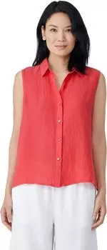 Классическая рубашка с воротником Eileen Fisher, цвет Grenadine