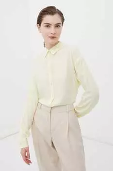 Классическая рубашка с воротником Finn Flare, желтый