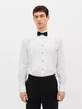 Классическая рубашка стандартного кроя John Lewis marcella с острым воротником, белая