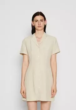 Классическая рубашка Tommy Hilfiger ПЛАТЬЕ-РУБАШКА, цвет classic beige