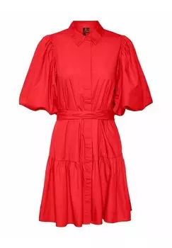 Классическая рубашка Vero Moda, цвет bittersweet
