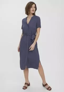 Классическая рубашка Vero Moda, цвет ombre blue