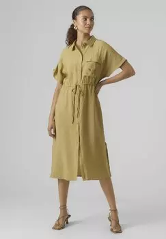 Классическая рубашка Vero Moda VMIRIS WVN NOOS, хаки
