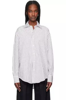 Классическая рубашка в полоску Filippa K, мультиколор