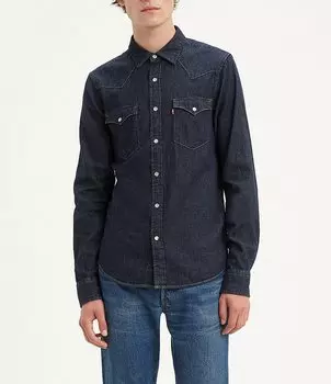 Классическая рубашка в стиле вестерн Levi's Standard Fit с застежкой спереди, синий