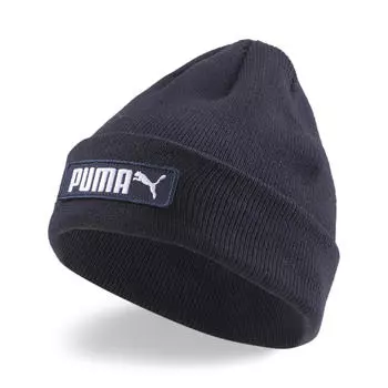 Классическая шапка с манжетами PUMA, синий белый