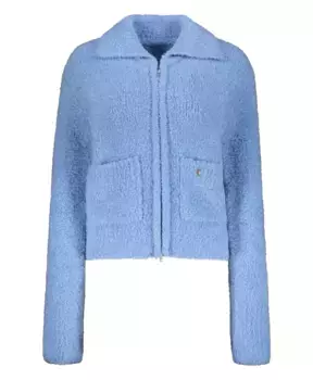 Классическая шерстяная куртка на молнии Low Classic, синий