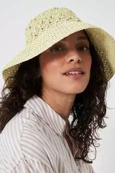 Классическая шляпа-ведро связанная крючком одежда для экипажа Crew Clothing Company, бежевый